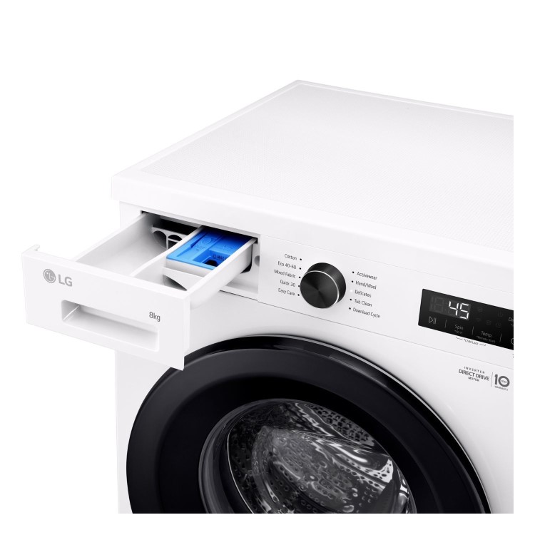 LG 8kg 1400rpm Washing Machine - White