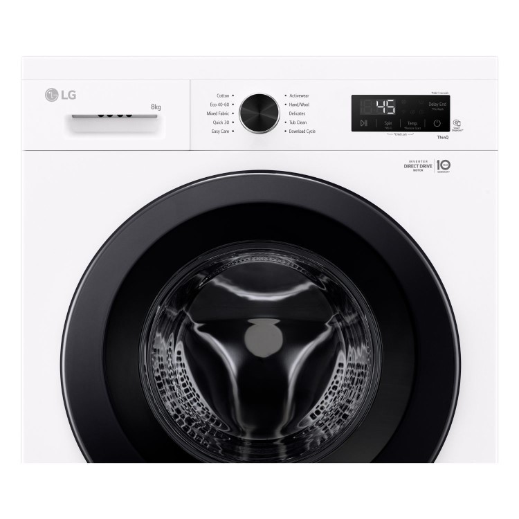 LG 8kg 1400rpm Washing Machine - White