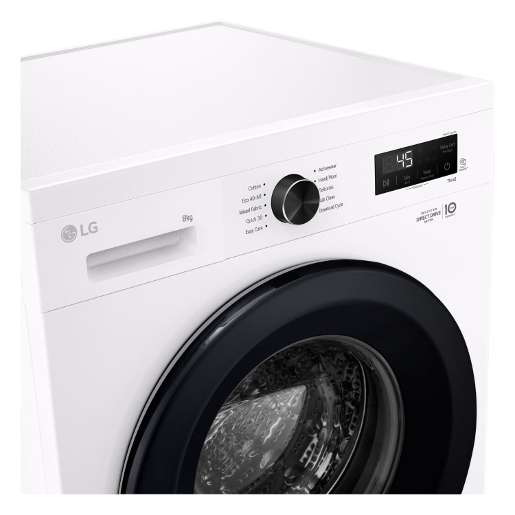 LG 8kg 1400rpm Washing Machine - White