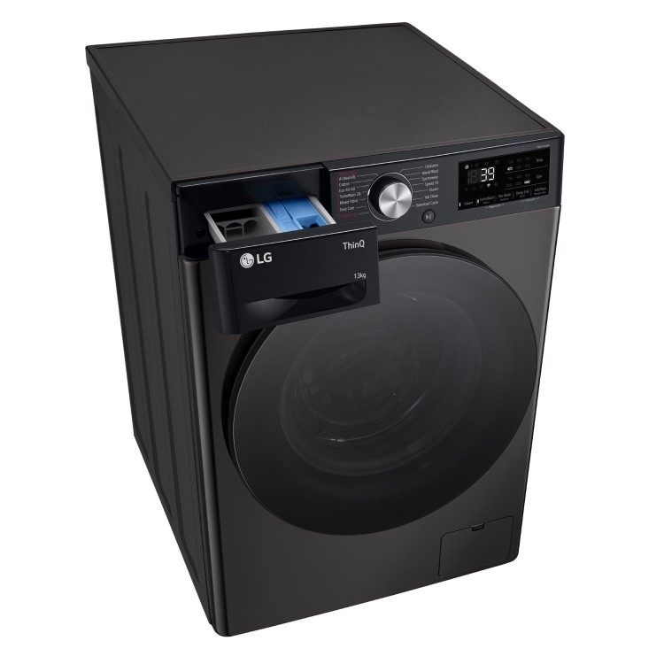 LG TurboWash&#153;360 13kg 1400rpm Washing Machine - Platinum Black