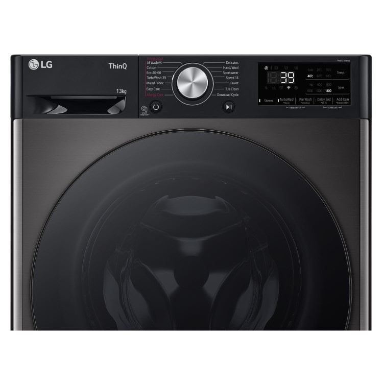 LG TurboWash&#153;360 13kg 1400rpm Washing Machine - Platinum Black