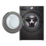 Refurbished LG EZDispense F4Y913BCTA1 Freestanding 13KG 1400 Spin Washing Machine Black