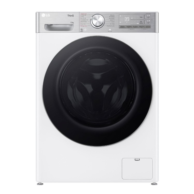 Refurbished LG EZDispense F4Y913WCTA1 Freestanding 13KG 1400 Spin Washing Machine White