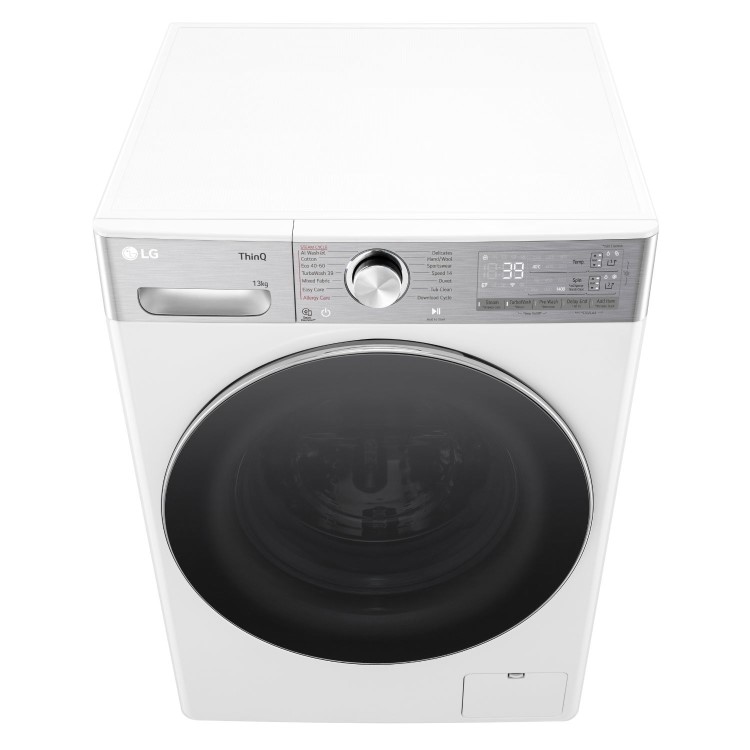 Refurbished LG EZDispense F4Y913WCTA1 Freestanding 13KG 1400 Spin Washing Machine White