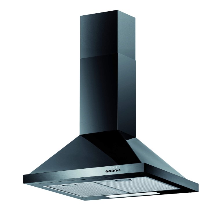 Baumatic F60.2BL 60cm Chimney Cooker Hood Black