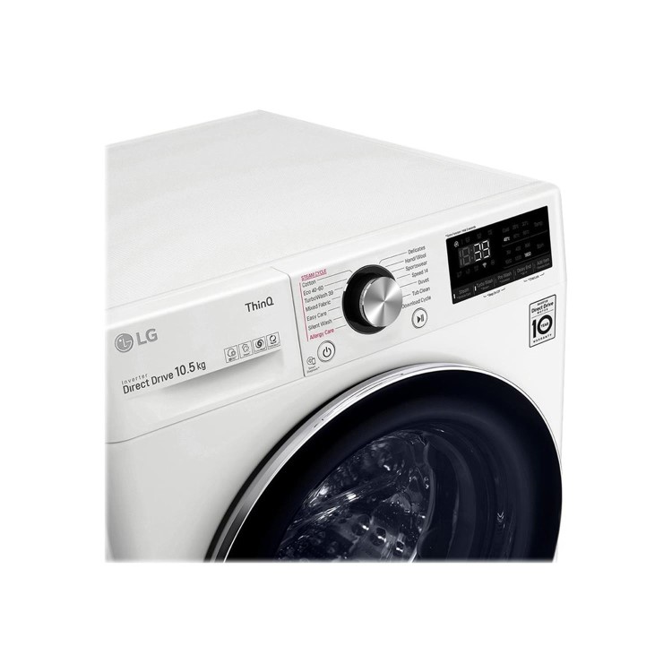 LG 10.5Kg 1400rpm Freestanding Washing Machine - White