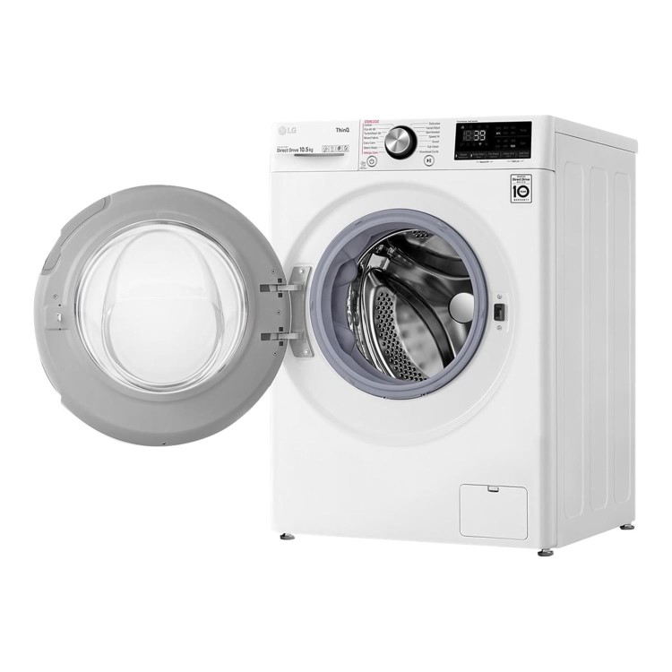 LG 10.5Kg 1400rpm Freestanding Washing Machine - White