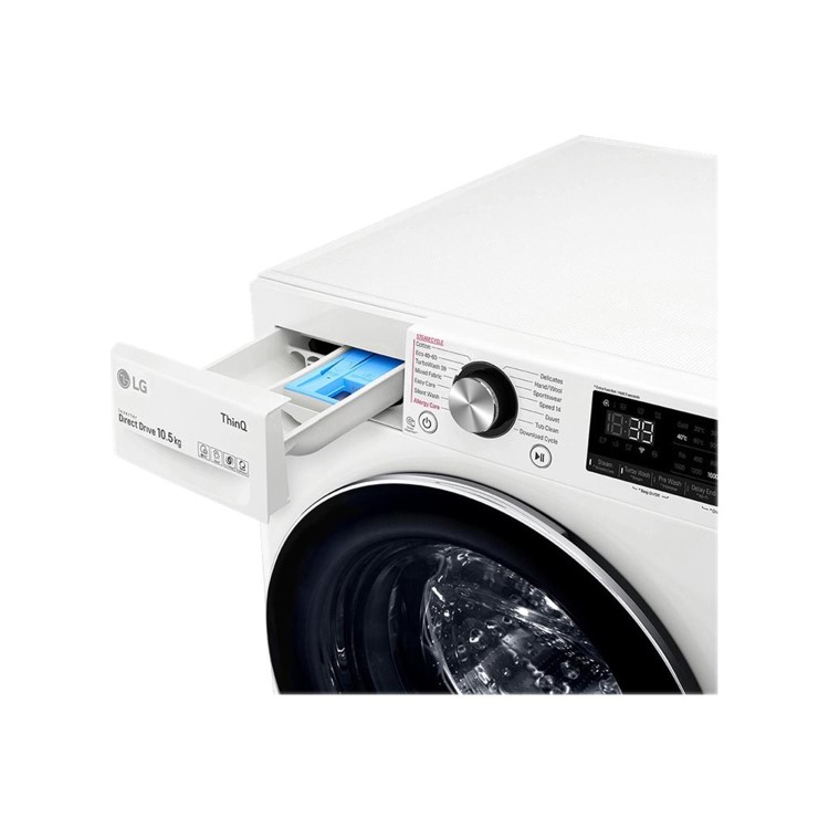 LG 10.5Kg 1400rpm Freestanding Washing Machine - White