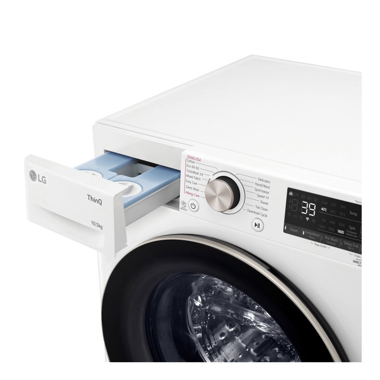 LG LG Turbowash 360 10.5kg 1560rpm Washing Machine - White