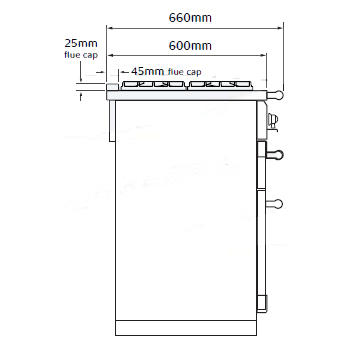 Falcon Deluxe 90cm Dual Fuel Range Cooker - Stainless Steel