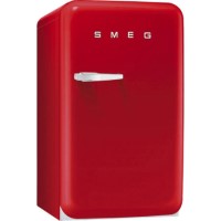 Smeg FAB10HRR 55cm Wide Retro Style Right Hinge Freestanding Larder Fridge - Red