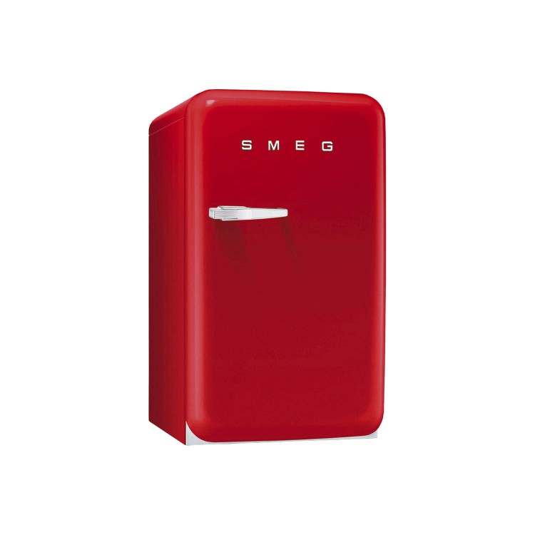 Smeg FAB10HRR 55cm Wide Retro Style Right Hinge Freestanding Larder Fridge - Red