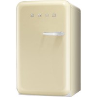 Smeg FAB10LP 55cm Wide Retro Style Left Hinge Freestanding Fridge - Cream