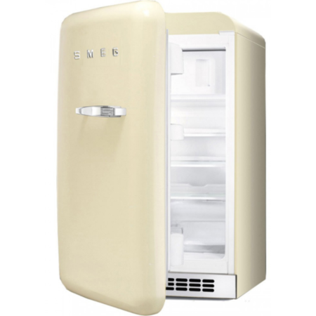 Smeg FAB10LP 55cm Wide Retro Style Left Hinge Freestanding Fridge - Cream