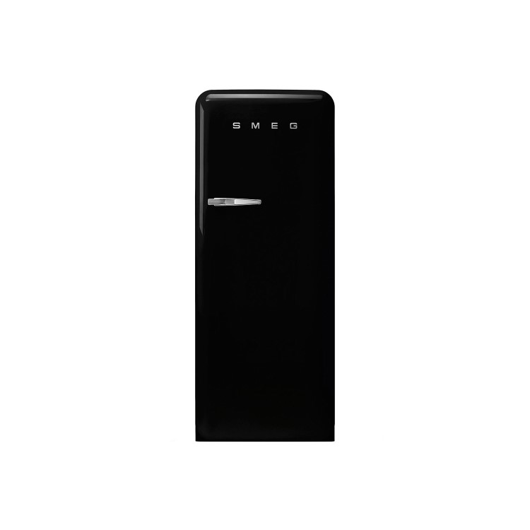 Smeg 270 Litre Fifities Style Right Hand Hinge Freestanding Fridge With Ice Box - Black