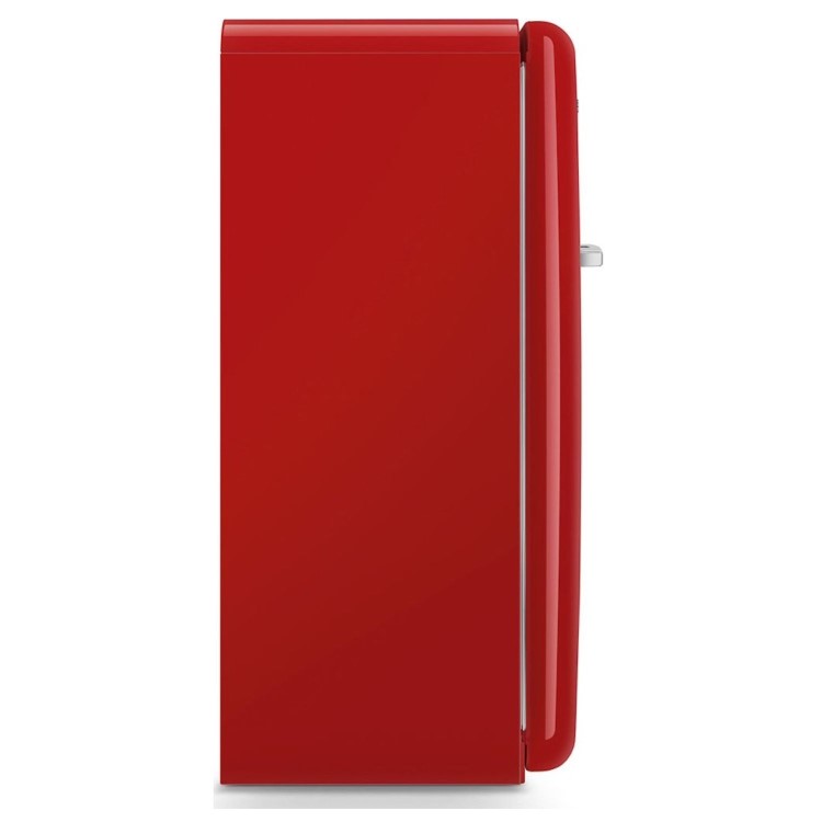 Smeg 270 Litre Fifities Style Right Hand Hinge Freestanding Fridge With Ice Box - Red