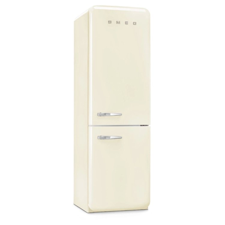 Refurbished Smeg FAB32RCR5UK Freestanding 331 Litre 50's Style 60/40 Frost Free Fridge Freezer Cream