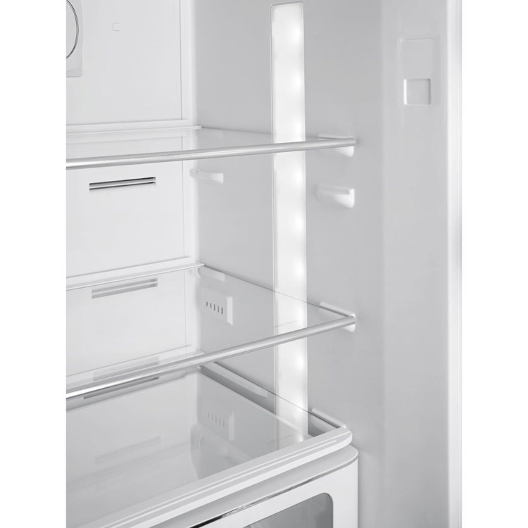 Refurbished Smeg FAB32RCR5UK Freestanding 331 Litre 50's Style 60/40 Frost Free Fridge Freezer Cream