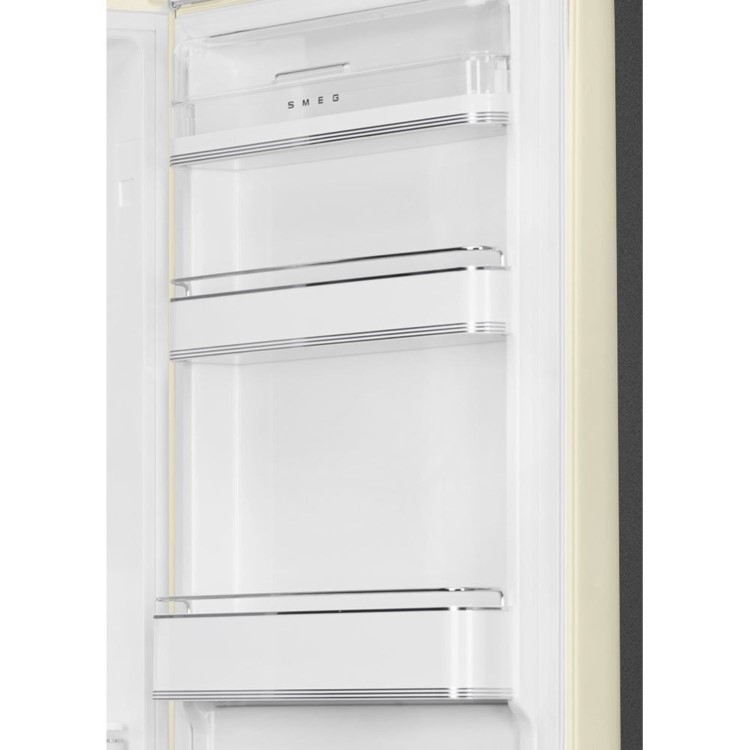 Refurbished Smeg FAB32RCR5UK Freestanding 331 Litre 50's Style 60/40 Frost Free Fridge Freezer Cream