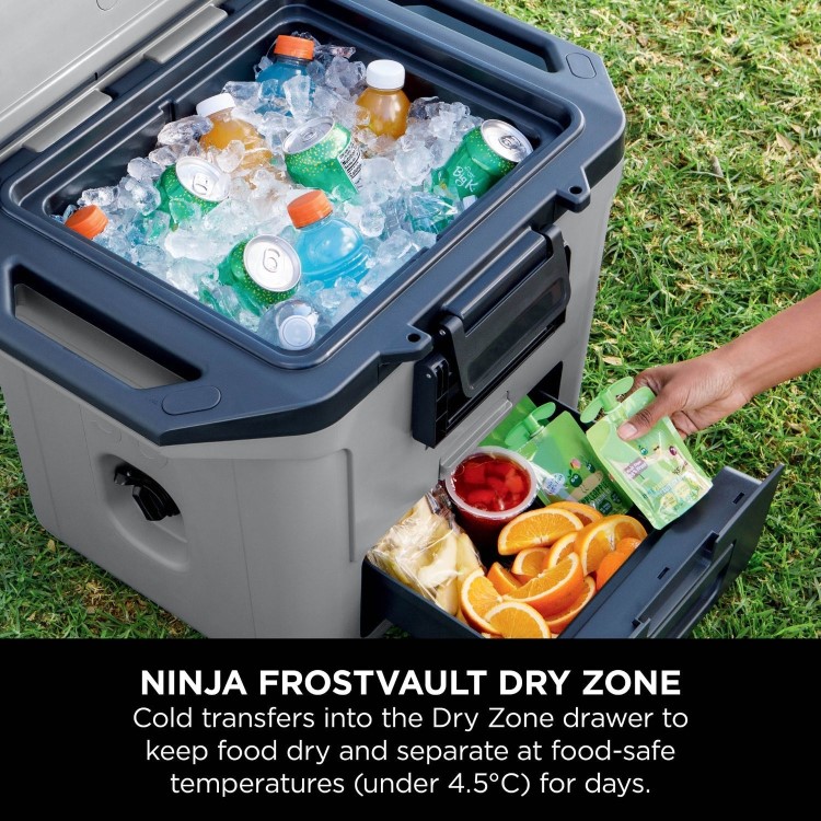 Ninja FrostVault 30QT/28L Hard Cool Box - Slate Grey