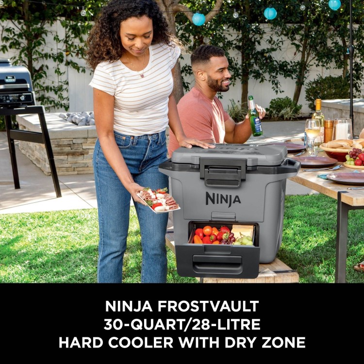 Ninja FrostVault 30QT/28L Hard Cool Box - Slate Grey