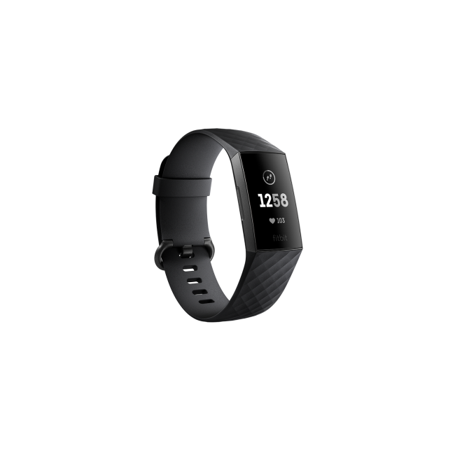 Fitbit Charge store 3 Activity Tracker + Heart Rate in Black/Graphite