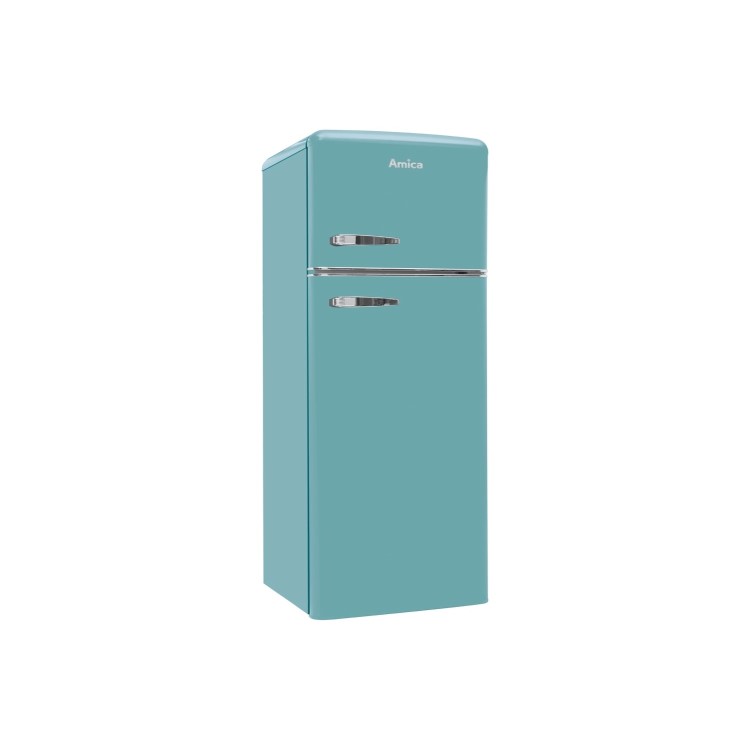 Amica 208 Litre 80/20 Freestanding Fridge Freezer - Blue