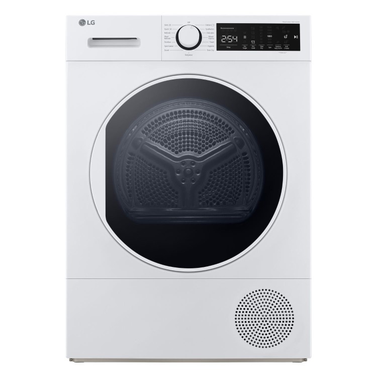 LG  8kg Heat Pump Tumble Dryer - White