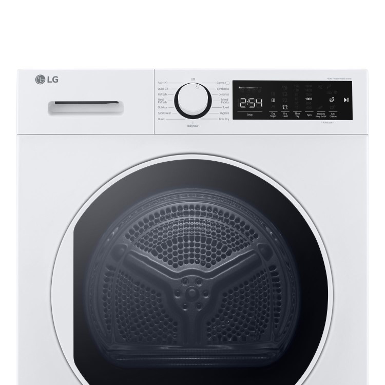 LG  8kg Heat Pump Tumble Dryer - White