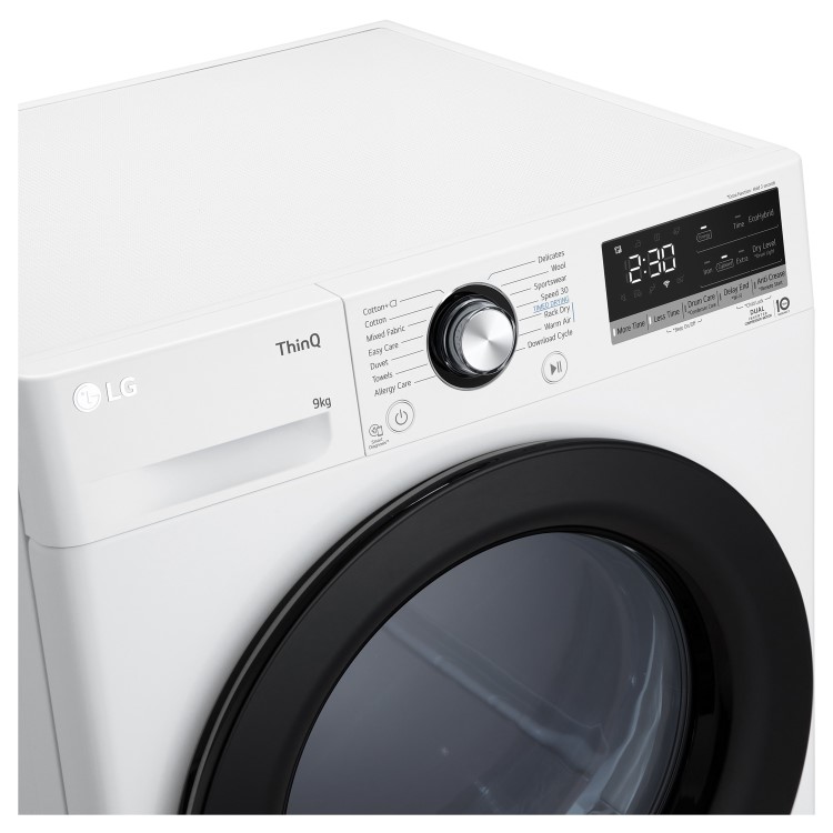 LG 9kg Heat Pump Tumble Dryer - White