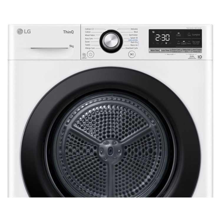 LG 9kg Heat Pump Tumble Dryer - White