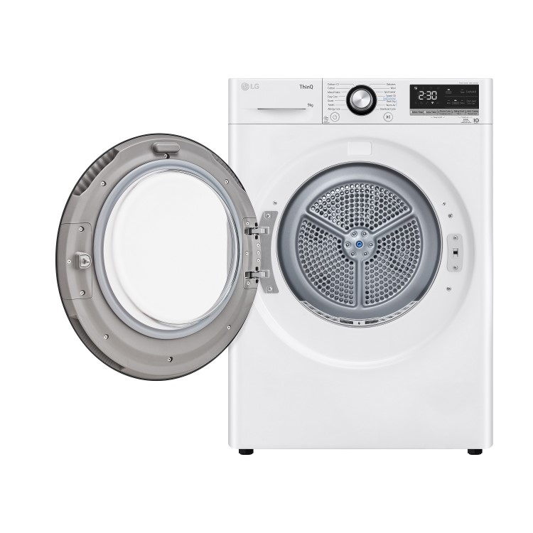 LG 9kg Heat Pump Tumble Dryer - White