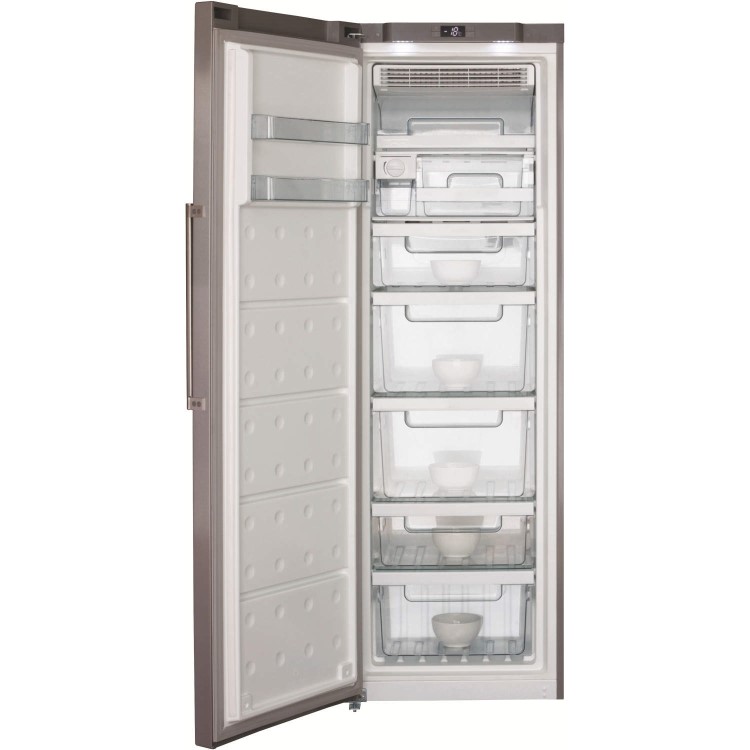 CDA FF880SC  60cm Wide Frost Free Freestanding Upright Freezer - Stainless Steel