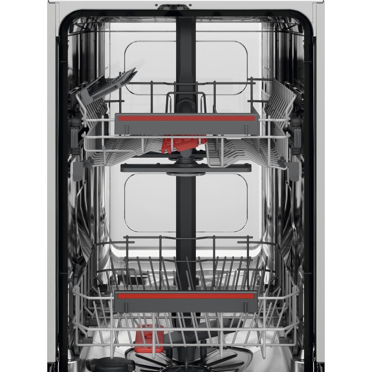 AEG Series 6000 SatelliteClean Freestanding Slimline Dishwasher - White