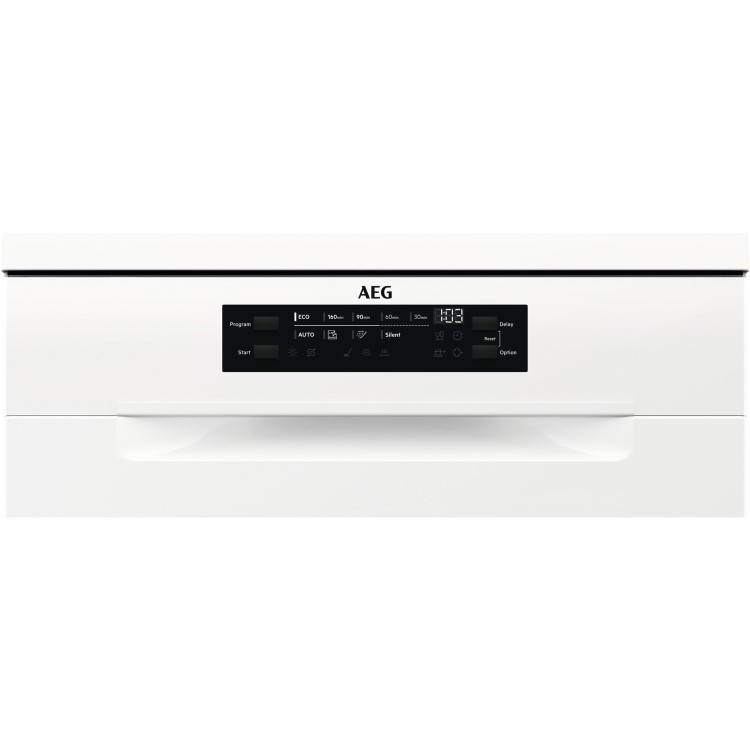 AEG Series 7000 GlassCare Freestanding Dishwasher - White