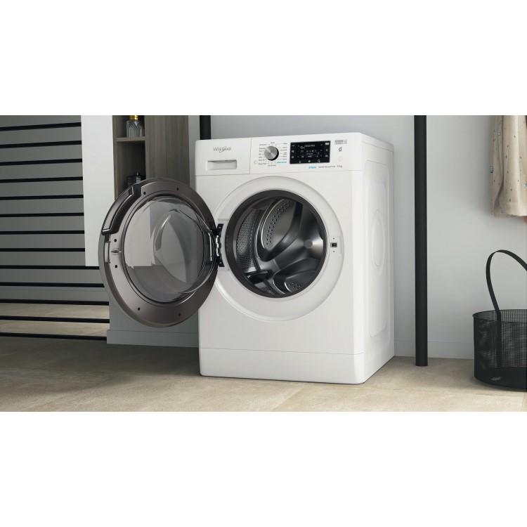 Refurbished Whirlpool 6th Sense FFD11469BSVUK Freestanding 11KG 1400 Spin Washing Machine White