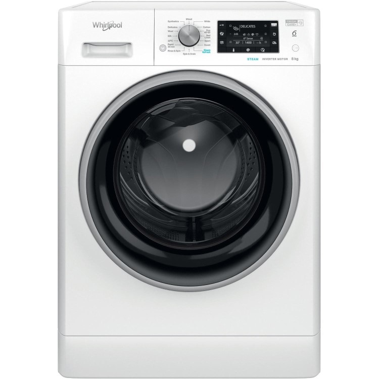 Whirlpool Freshcare+ 8kg 1400rpm Washing Machine - White