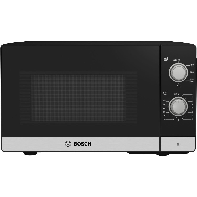 Bosch Series 2 20L 800W Freestanding Solo Microwave - Black