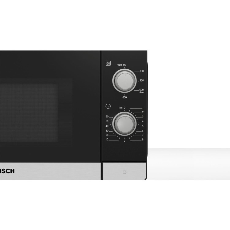 Bosch Series 2 20L 800W Freestanding Solo Microwave - Black