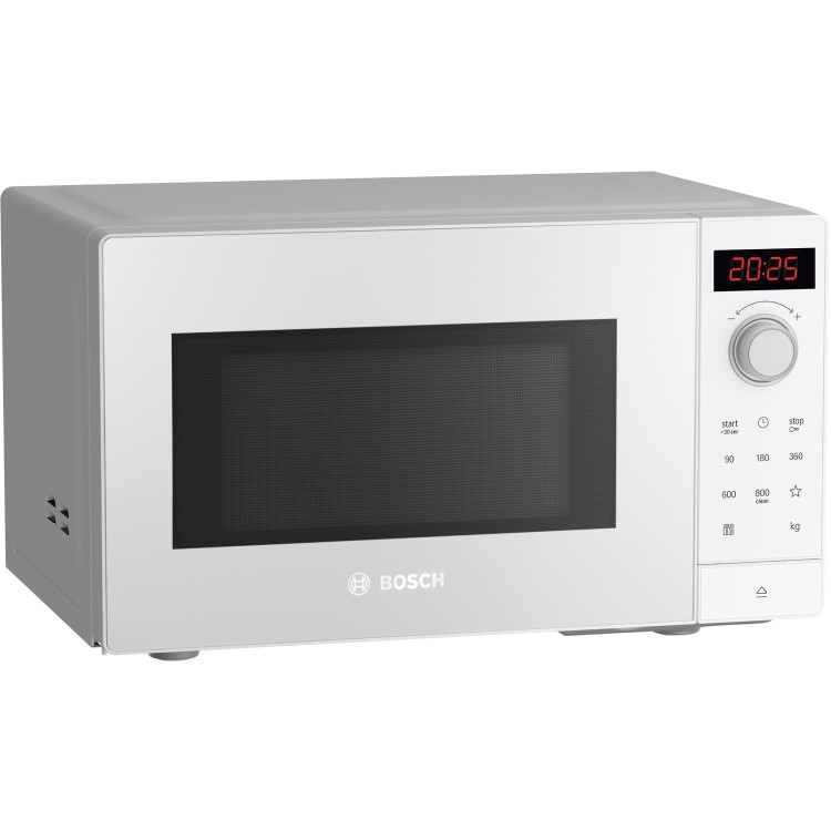 Bosch Series 2 20L 800W Digital Freestanding Solo Microwave - White