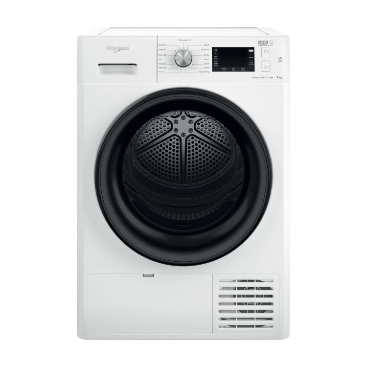 Refurbished Whirlpool FFTM229X2BUK Freestanding Heat Pump 9KG Tumble Dryer White