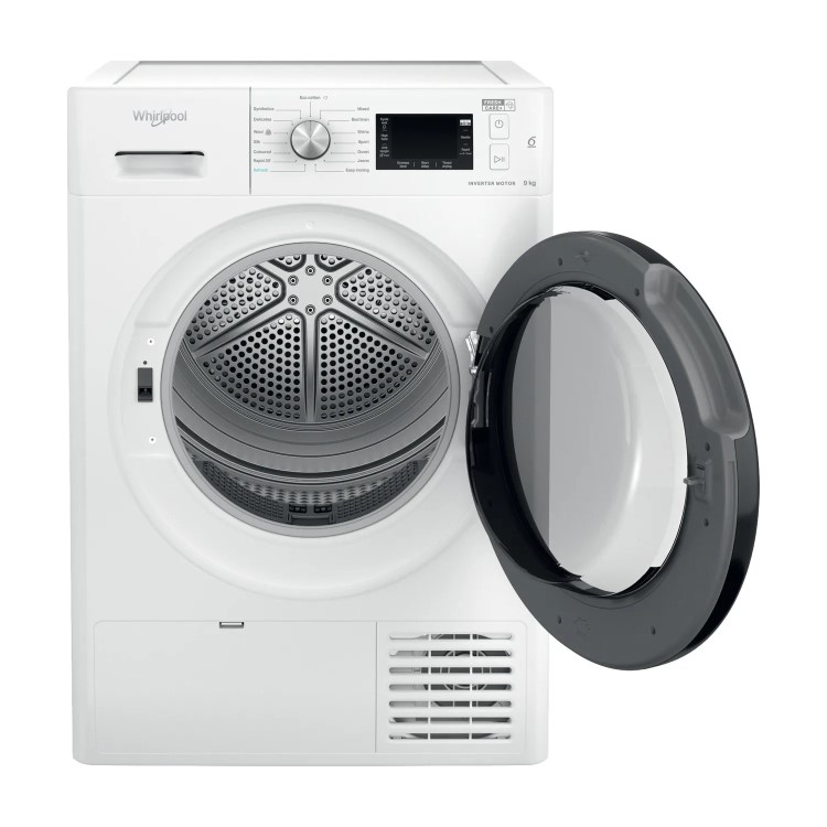 Refurbished Whirlpool FFTM229X2BUK Freestanding Heat Pump 9KG Tumble Dryer White