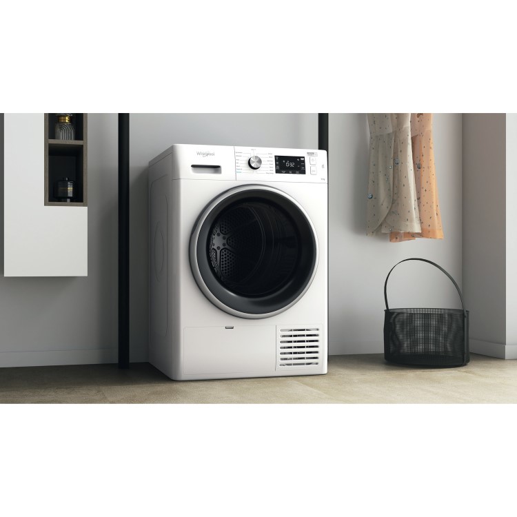 Whirlpool 6th sense 9kg Heat Pump Tumble Dryer  - White