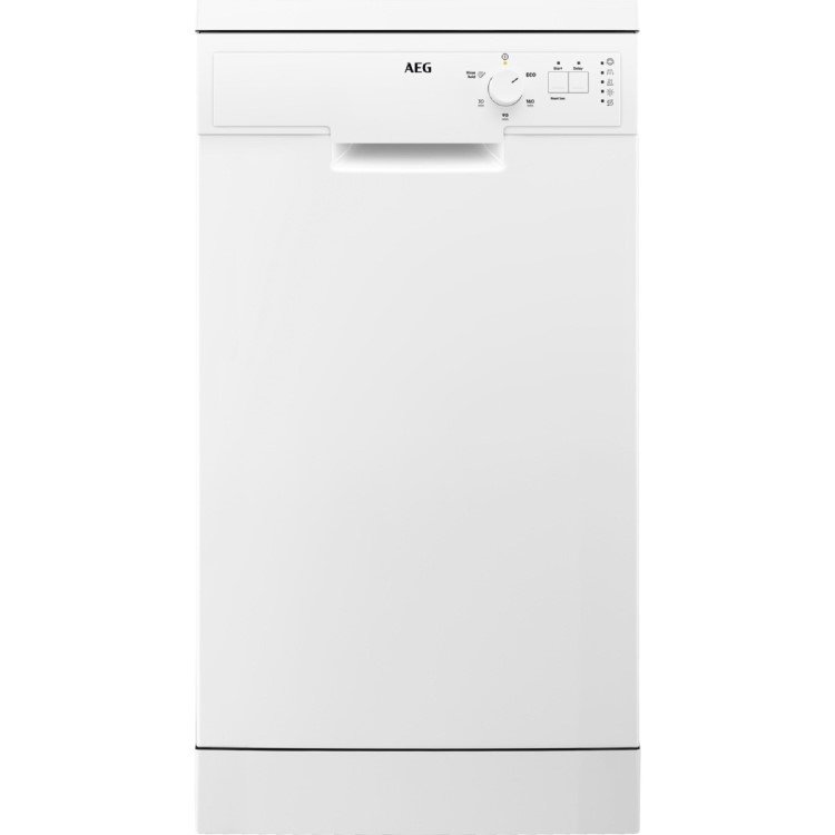 AEG Series 5000 AirDry Freestanding Slimline Dishwasher - White