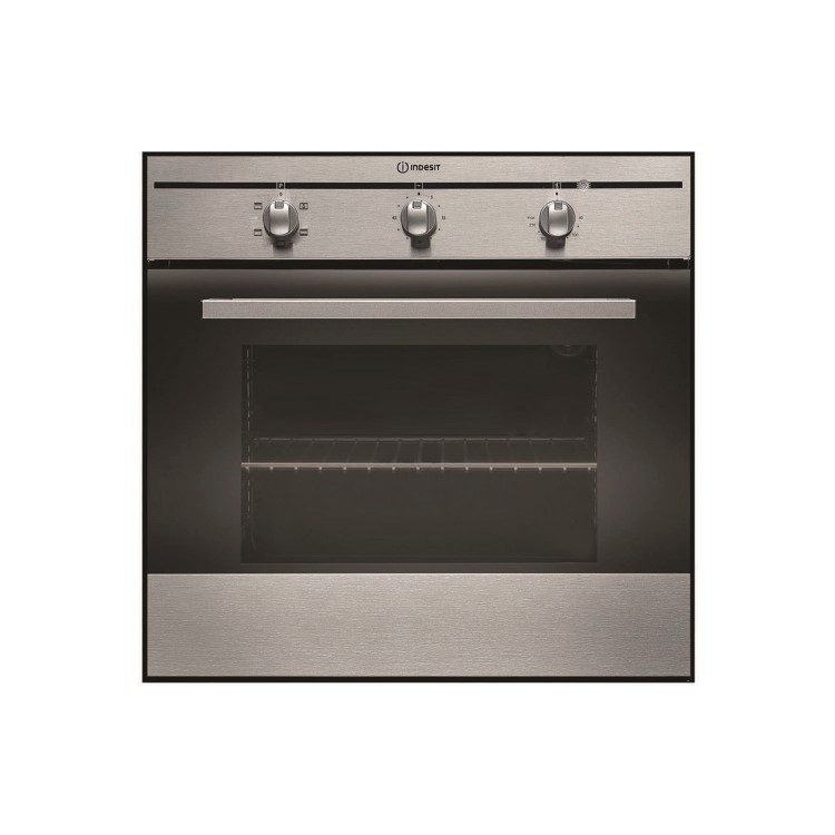 Indesit FIM21KBIX Conventional Electric Built In Single Oven in Stainless Steel