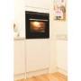 Indesit FIM31KABK Fanned Electric Built In Single Oven in Black