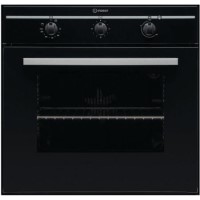 Indesit FIM31KABK Fanned Electric Built In Single Oven in Black