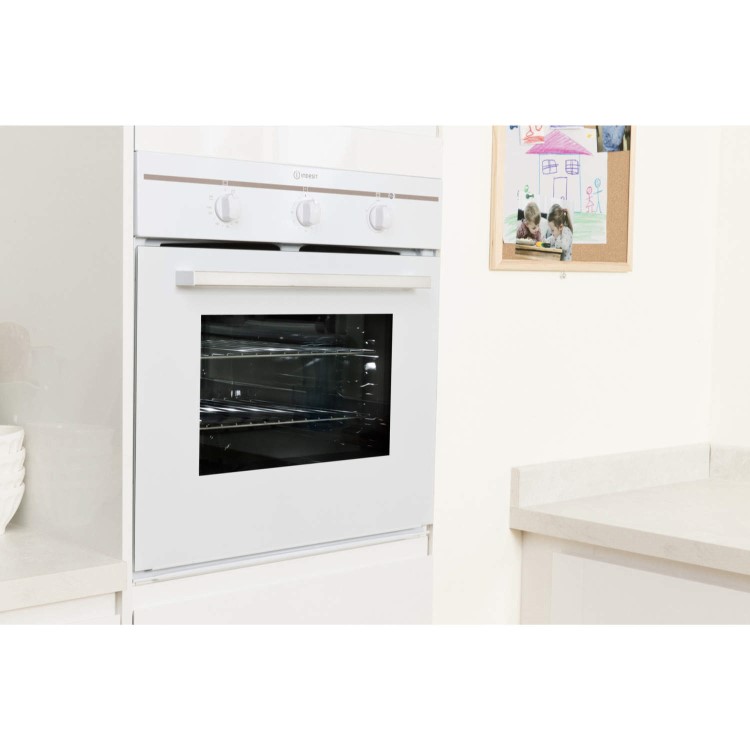 Indesit FIM31KAWH Fanned Electric Built In Single Oven in White