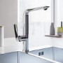 Finch Single Lever Monobloc Kitchen Mixer Tap - Chrome