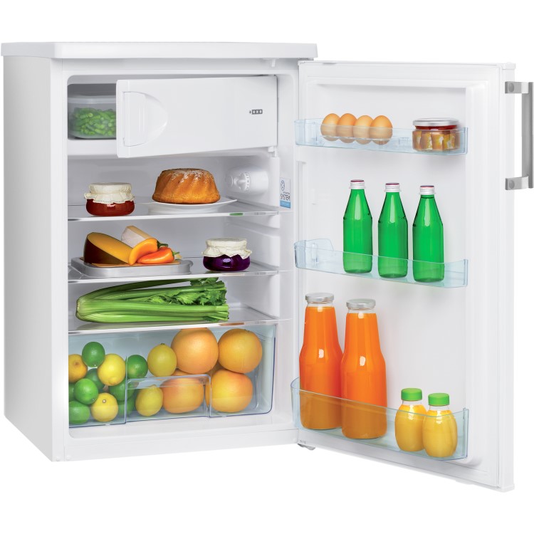 Amica FM138.3 55cm Wide Freestanding Under Counter Fridge - White